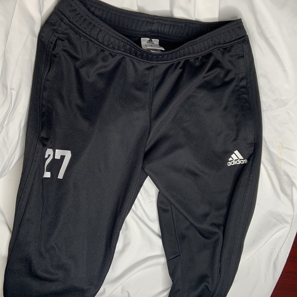 Adidas Women's training Condivo Pants s black on black strips rate - Picture 1 of 8